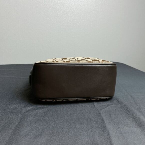 COACH VINTAGE BROWN/TAN SIGNATURE TOTE 6090 SHOULDER BAG - Picture 9 of 11